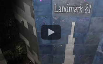 Bức tranh Landmark 81 Hoàng hôn